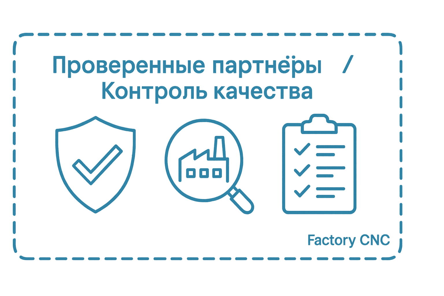 Проверенные партнёры и контроль качества — Factory CNC